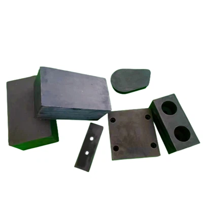 Szilárd újrahasznosított gumi lengéscsillapító blokkbetét